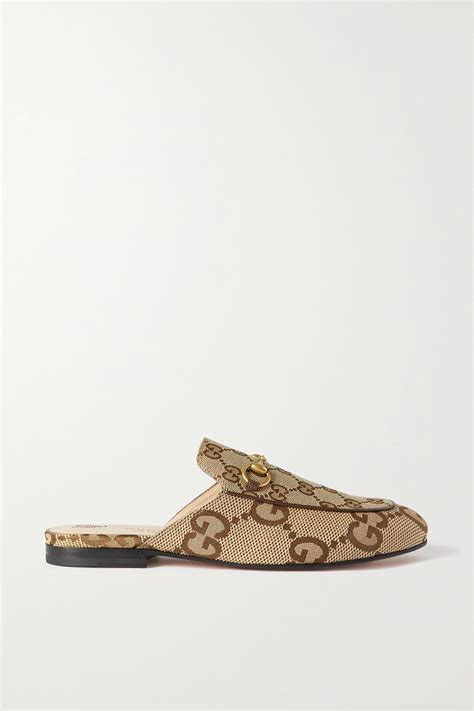 ssense gucci princetown|Gucci: Beige Princetown Slippers .